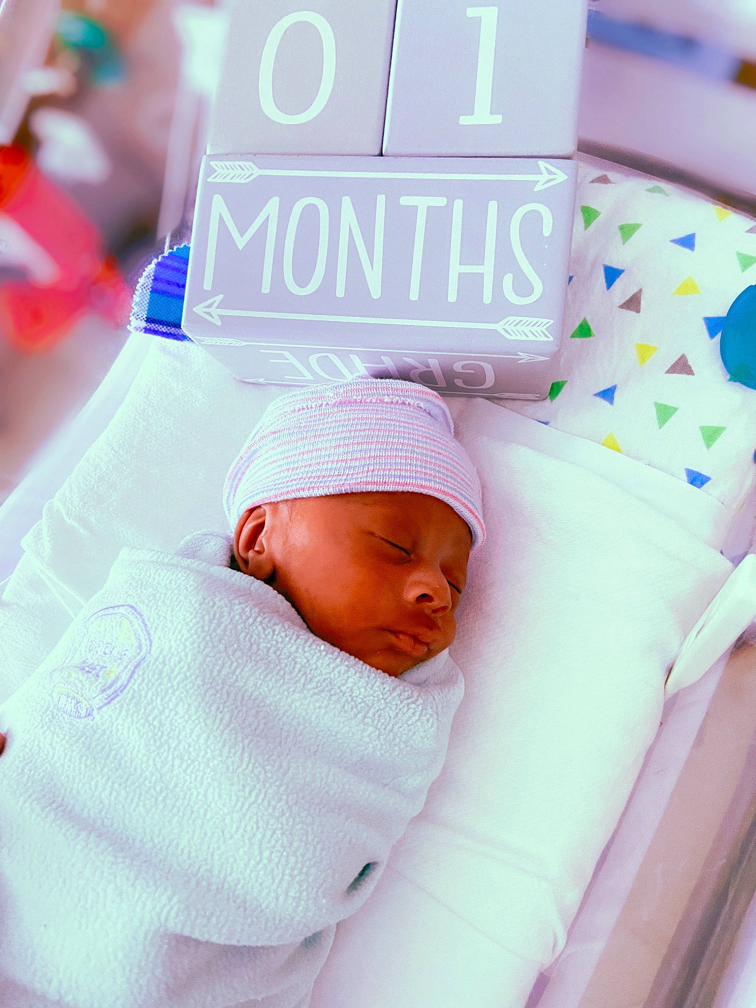 Prince joined the competition — help win amazing prizes! baby, baby_products, baby_safety, baby_sleeping, baby_toddler_clothing, bedding, cap, child, comfort, event, font, hat, headwear, infant_bed, linens, magenta, person, pink, product, room