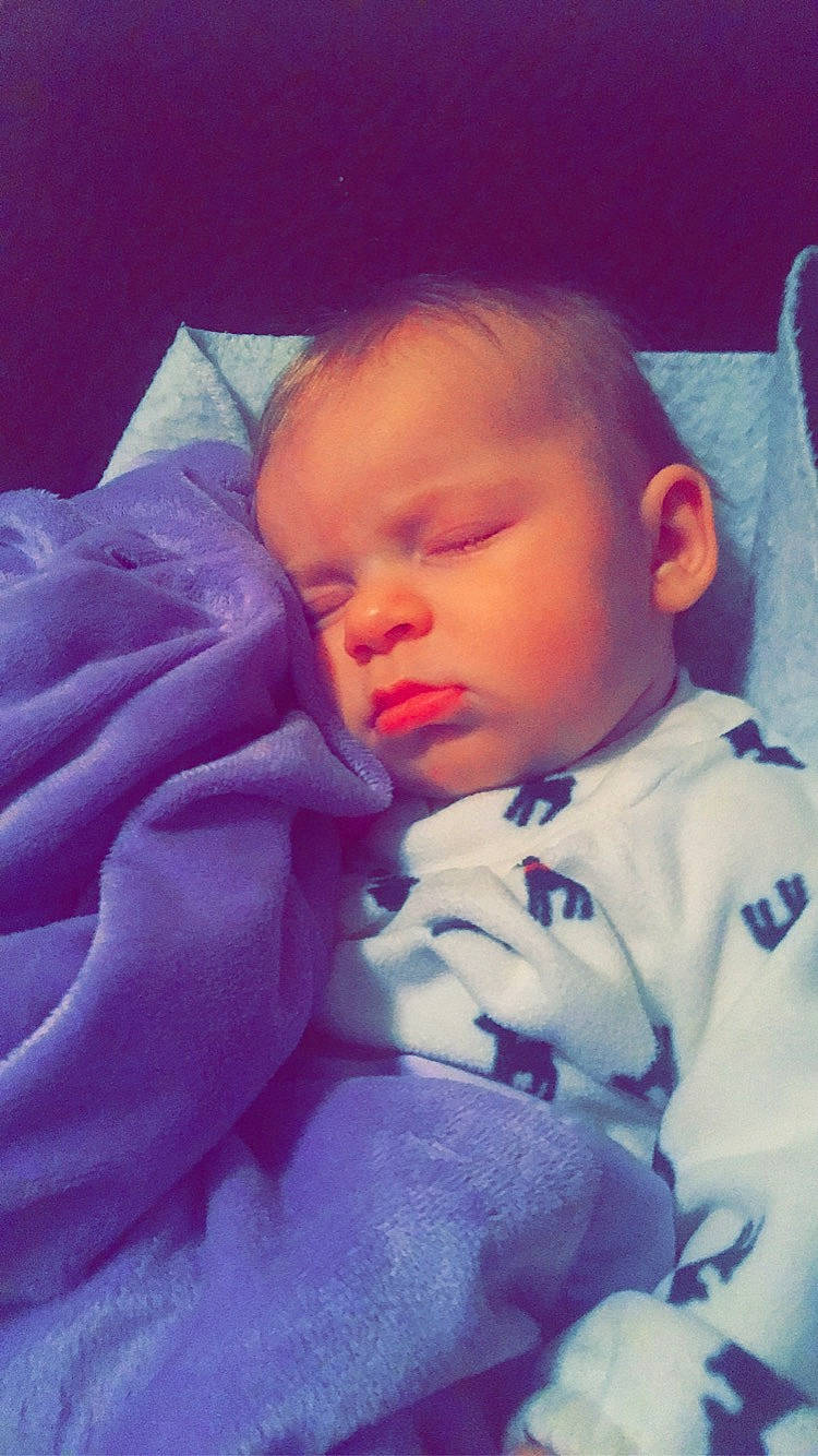 Rylie is registered to the contest to win money with this photo: baby, baby_sleeping, baby_toddler_clothing, cheek, chin, comfort, cool, ear, eye, eyebrow, finger, forehead, head, iris, lip, mouth, nose, person, skin, sleeve