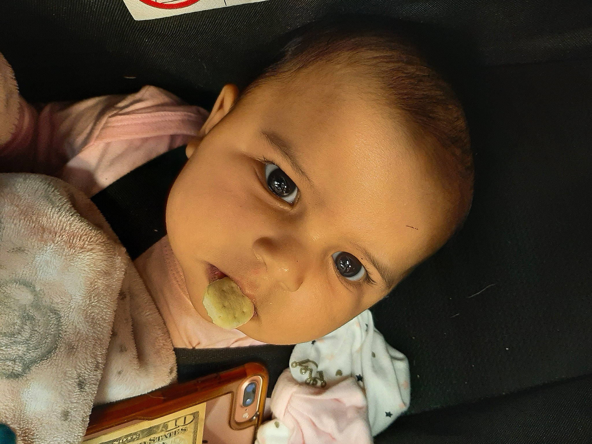 Kahlani is registered to the contest to win money with this photo: baby, baby_toddler_clothing, baseball_cap, cap, cheek, child, ear, eye, eyebrow, eyelash, forehead, happy, headgear, iris, lip, mouth, nose, person, skin, smile