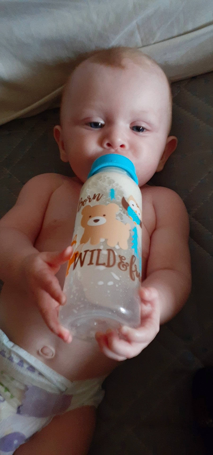 Kynzlee is registered to the contest to win money with this photo: baby, baby_bottle, baby_products, bottle, child, drink, drinkware, infant_formula, mouth, person, plastic_bottle, product, toddler, water