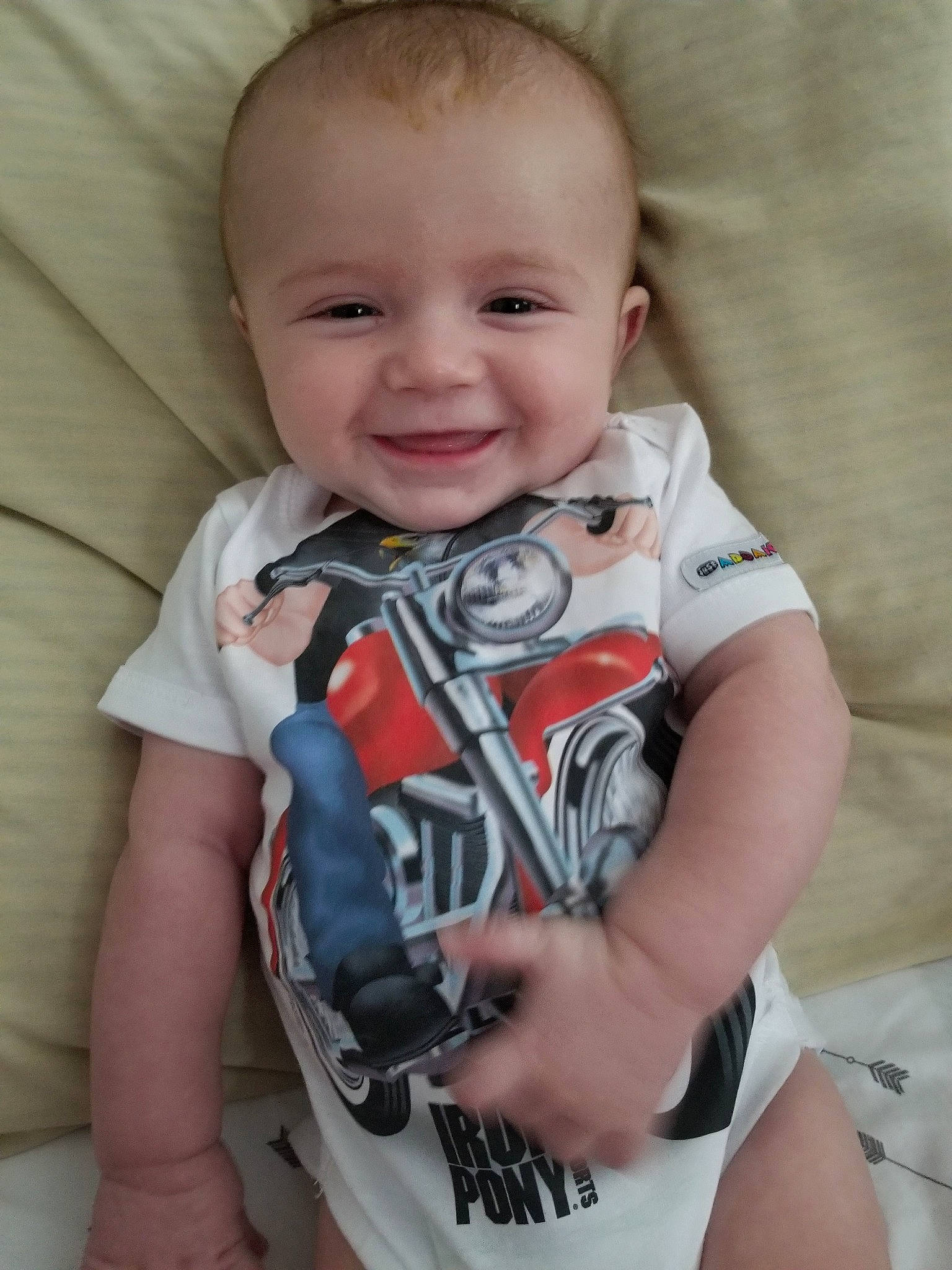 Lucas joined the competition — help win amazing prizes! abdomen, arm, baby_carriage, baby_products, boy, child, cool, infant, joint, joy, leg, mouth, neck, person, product, sitting, skin, sleeve, smile, t_shirt