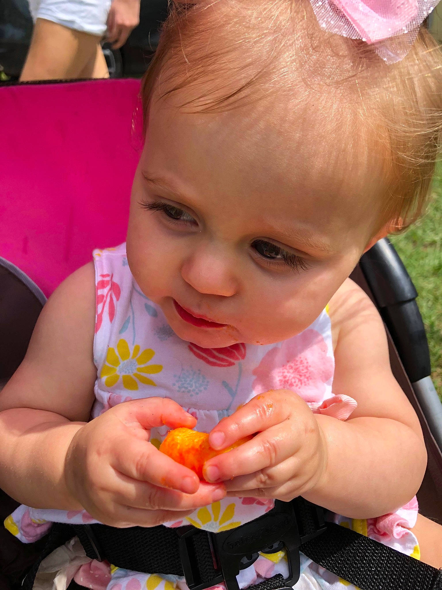 Olivia joined the competition — help win amazing prizes! baby, child, finger, nail, person, play, skin, thumb, toddler