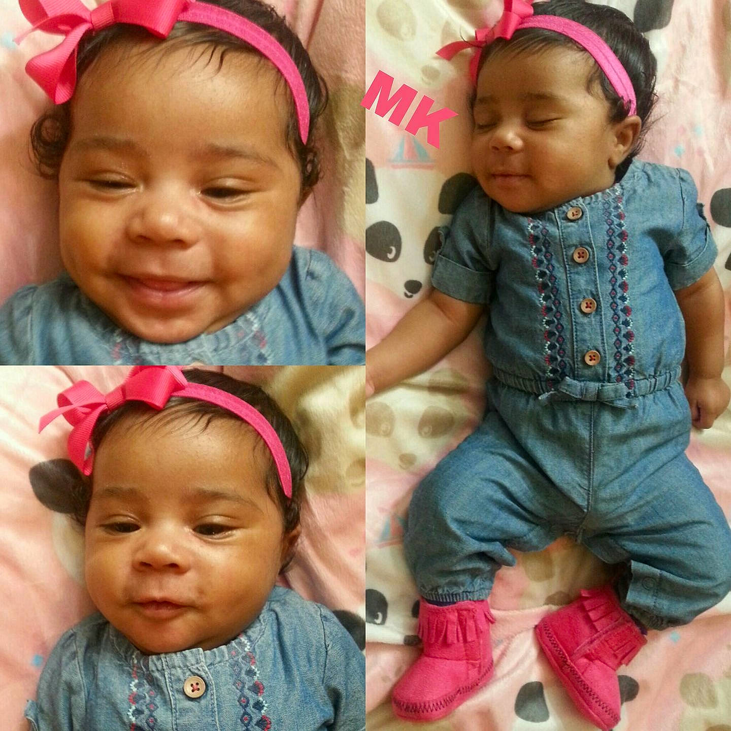 Mi'Unique is registered to the contest to win money with this photo: child, ear, fashion_accessory, girl, hair_accessory, headgear, infant, person, pink, product, toddler