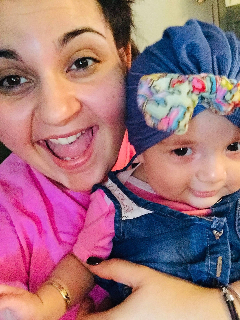 Brexley is registered to the contest to win money with this photo: cheek, child, cool, daughter, eyebrow, face, girl, happiness, head, headgear, infant, joy, lip, nose, person, pink, product, purple, selfie, skin