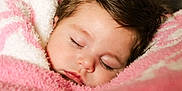 Everley is registered to the contest to win money with this photo: baby, sleeping, blanket, pink, white, face, closeup, soft, hair, child, peaceful, cozy, portrait, infant, rest, cute, warm, comfort, eyelashes, skin