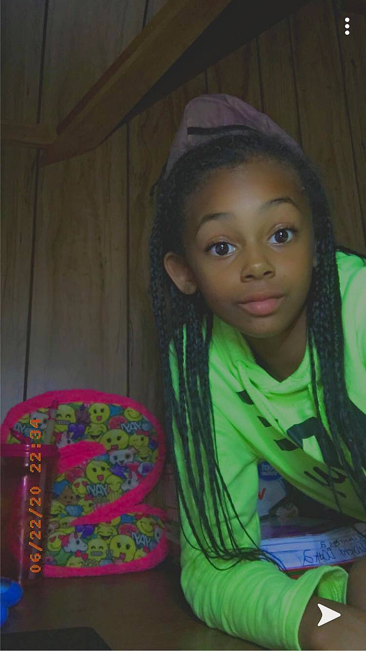 Shameria is registered to the contest to win money with this photo: black_hair, cheek, child, eyebrow, face, forehead, hair, hairstyle, long_hair, person, smile, toddler