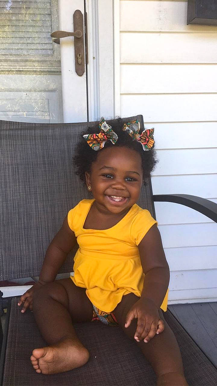Zaria joined the competition — help win amazing prizes! child, hair_accessory, joy, person, smile, toddler