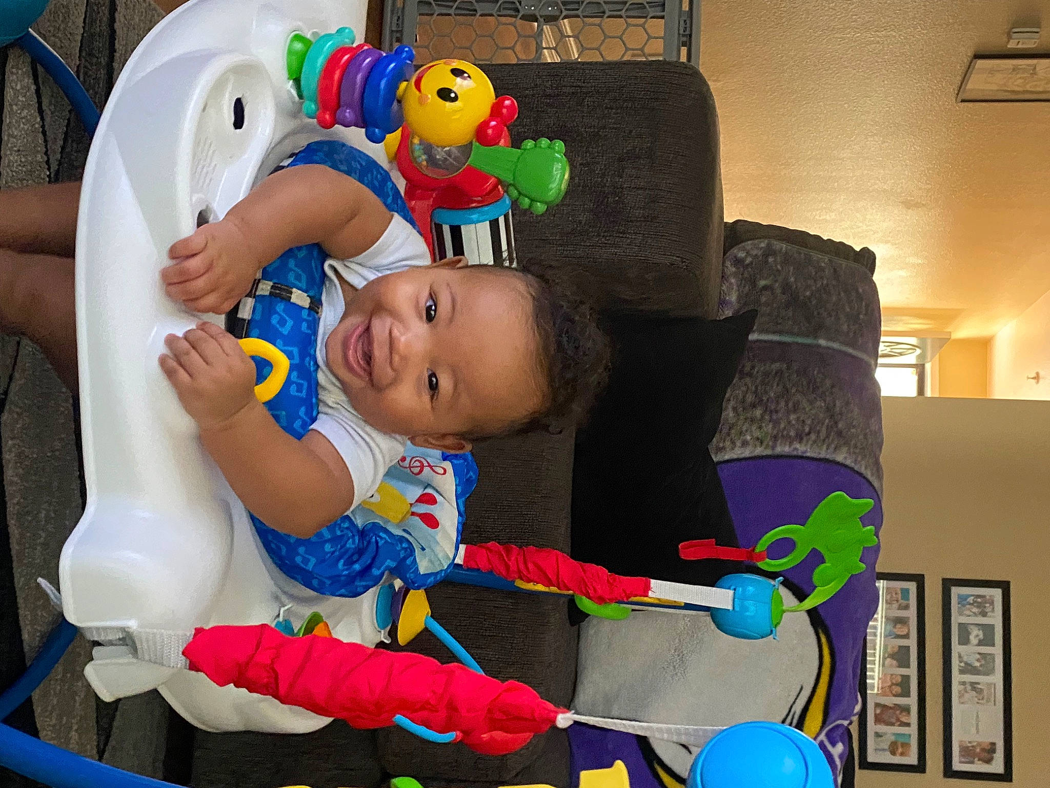 Cassius is registered to the contest to win money with this photo: animation, art, baby, baby_products, baby_toddler_clothing, baby_toys, child, event, fictional_character, fun, happy, party, person, play, plush, room, sitting, stuffed_toy, toddler, toy