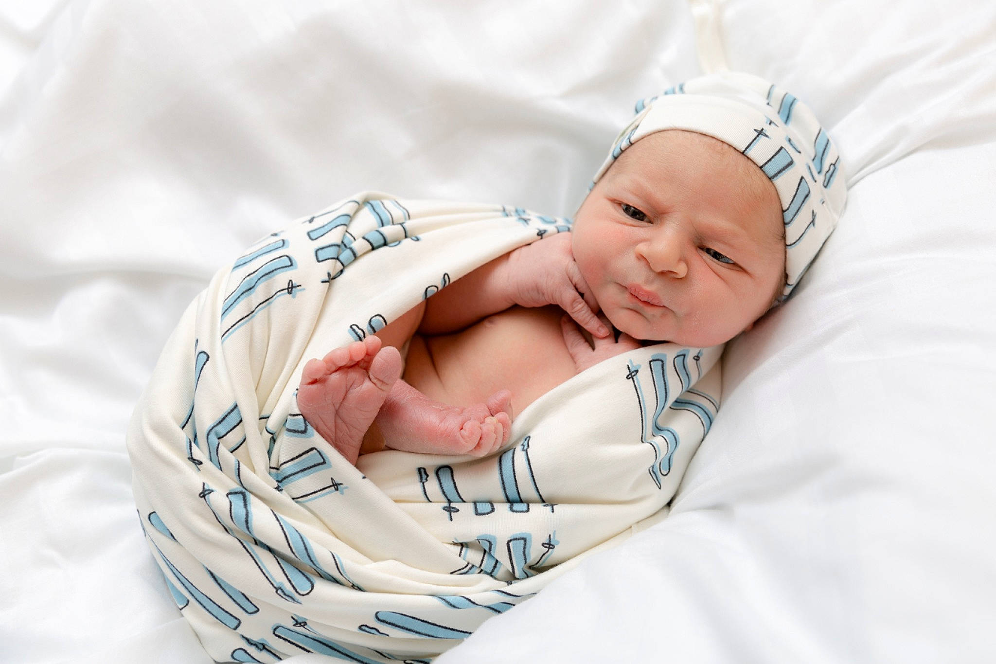 Liam joined the competition — help win amazing prizes! baby, baby_products, baby_safety, baby_sleeping, baby_toddler_clothing, beanie, bedding, bedtime, cap, child, comfort, happy, linens, nap, pattern, person, portrait_photography, room, skin, sleep