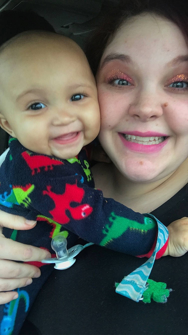 Tré joined the competition — help win amazing prizes! baby_toddler_clothing, cheek, chin, eye, eyebrow, facial_expression, finger, gesture, happy, iris, joy, lip, mammal, mouth, nose, organ, person, pink, product, skin