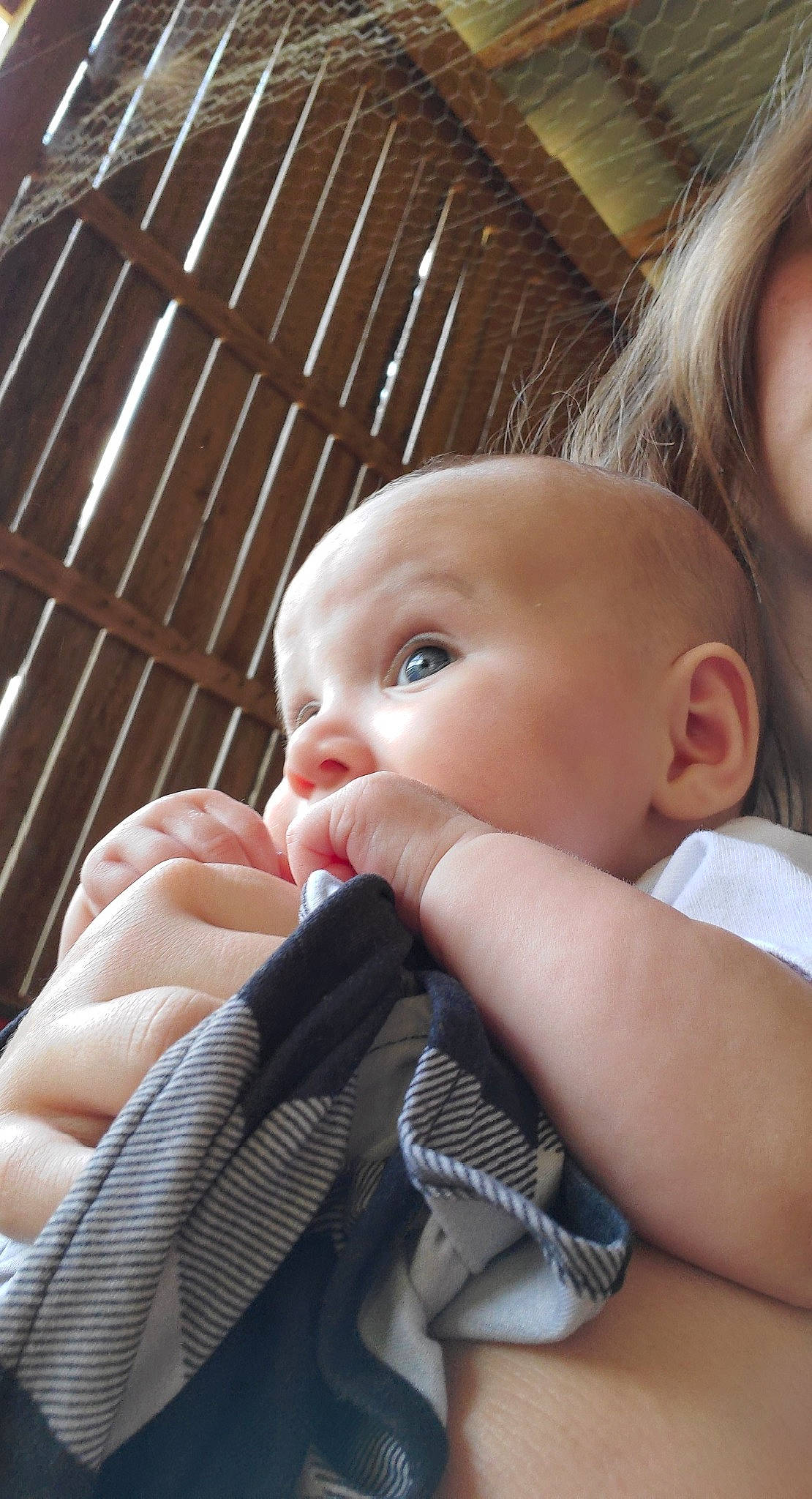 Cady is registered to the contest to win money with this photo: baby, cheek, child, eye, face, finger, hand, nose, person, skin, toddler