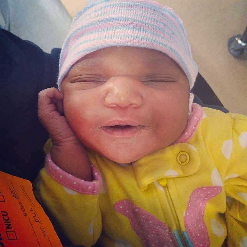 Chyrelle joined the competition — help win amazing prizes! baby_toddler_clothing, cap, cheek, comfort, cool, eye, face, finger, forehead, gesture, hand, happy, headwear, lip, mouth, nose, person, pink, skin, sleeve