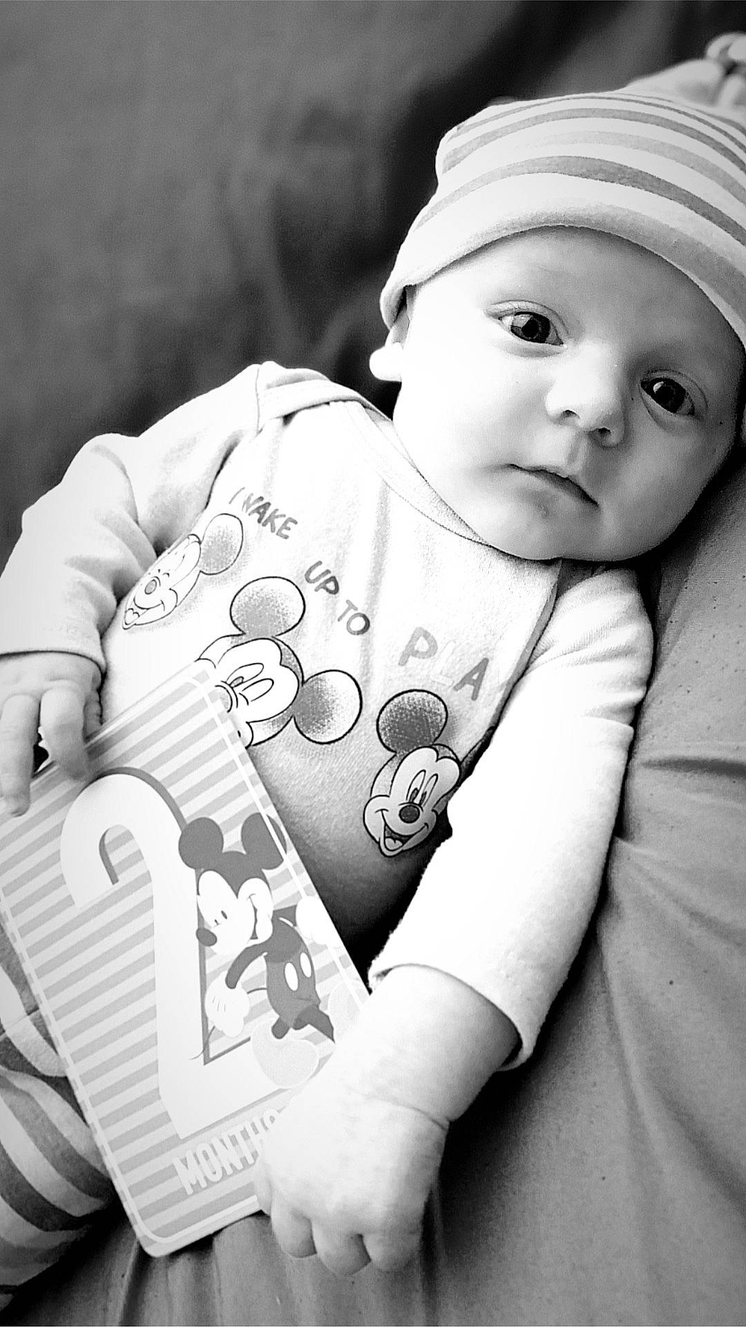 Konnor joined the competition — help win amazing prizes! baby, baby_toddler_clothing, beauty, black, black_and_white, child, cool, flash_photography, fun, gesture, hand, happy, headwear, monochrome, monochrome_photography, person, sitting, sleeve, snapshot, style