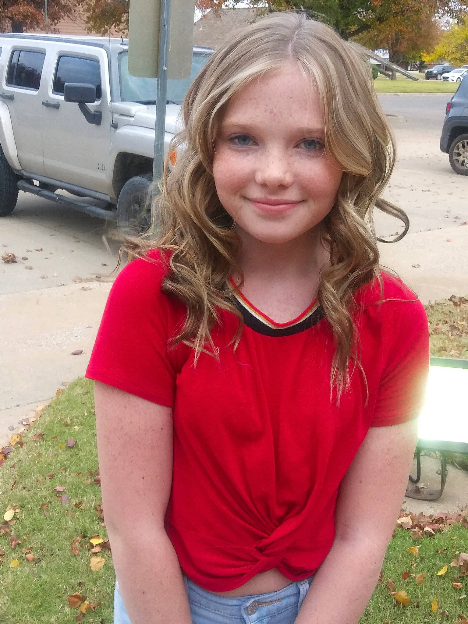Kylee joined the competition — help win amazing prizes! beauty, blond, brown_hair, child, child_model, facial_expression, fun, girl, hair, hair_coloring, hairstyle, human_hair_color, joy, long_hair, person, shoulder, smile