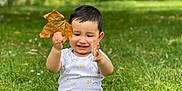 Daniyal joined the competition — help win amazing prizes! baby, barefoot, casual_clothing, child, cute, daylight, fun, grass, greenery, happy, leaf, leisure, nature, outdoor, park, playful, sitting, smiling, toddler, young_child