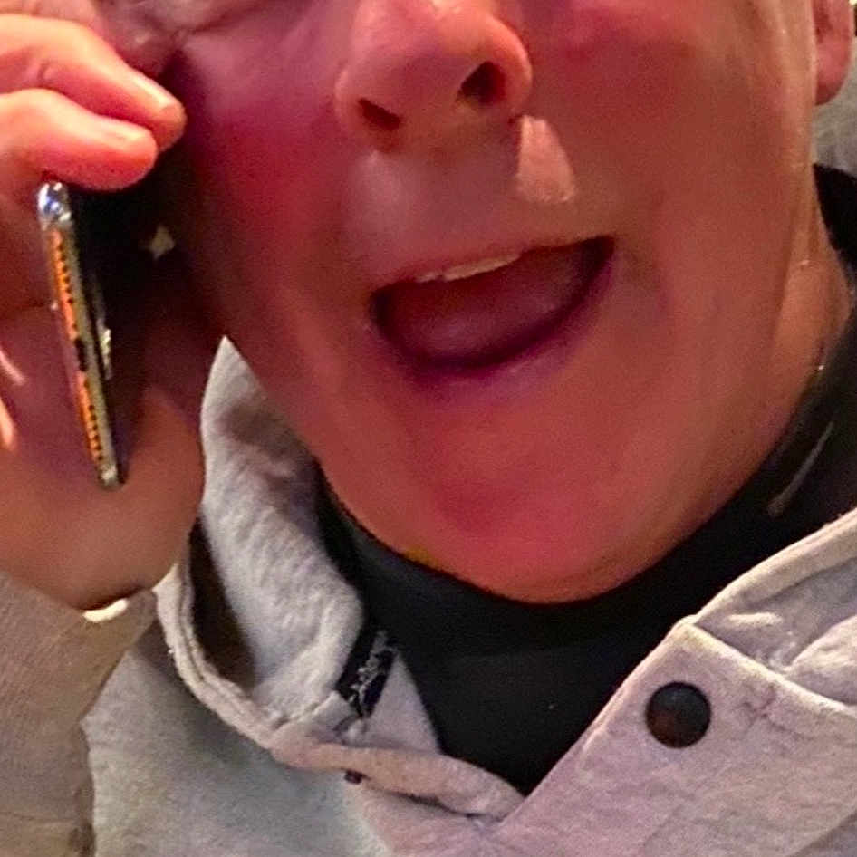 Dog is registered to the contest to win money with this photo: cheek, cool, ear, eyebrow, eyelash, eyewear, facial_expression, finger, gesture, happy, jaw, lip, mouth, neck, nose, organ, skin, smile, tooth, vision_care