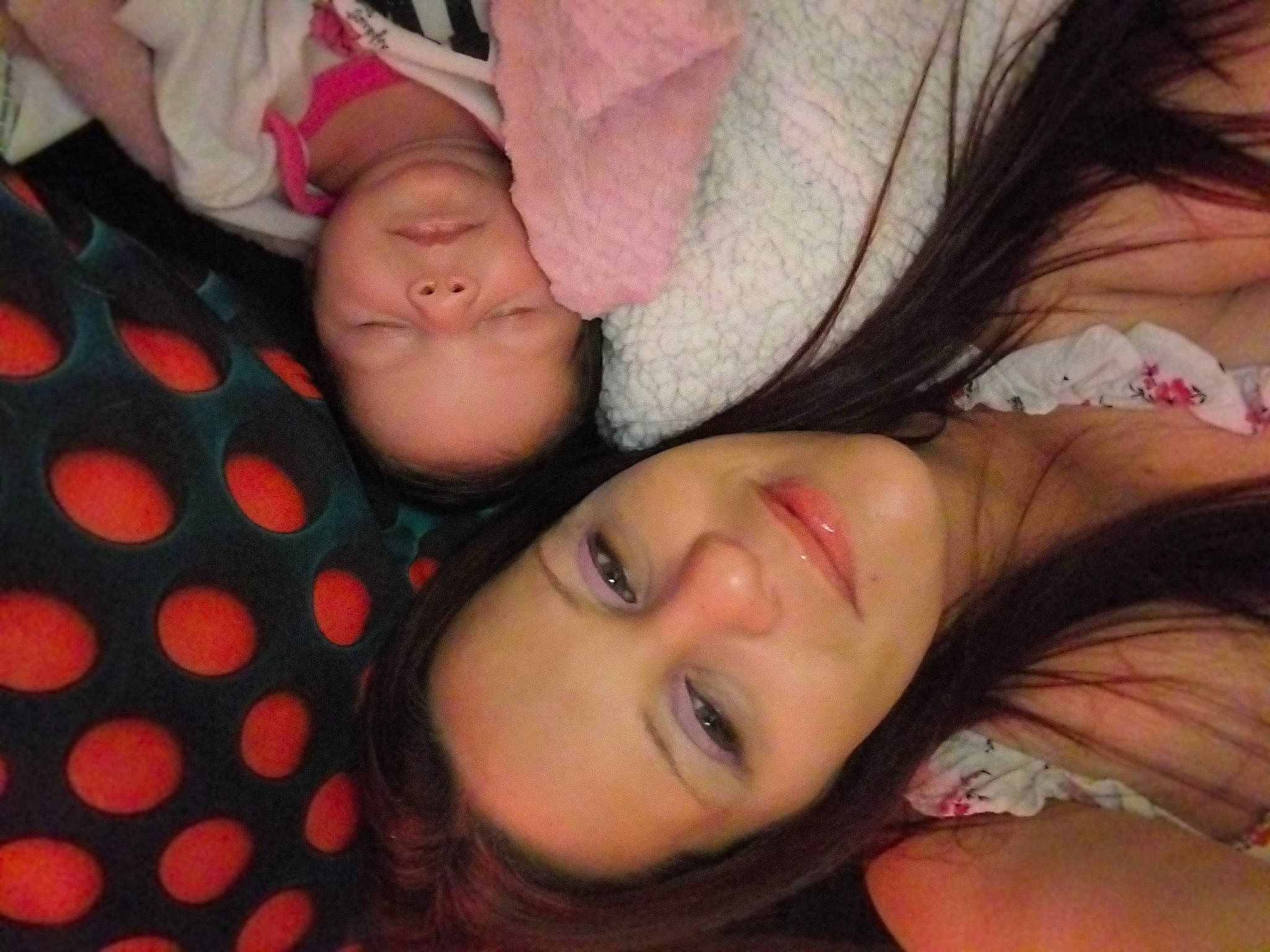 Delilah is registered to the contest to win money with this photo: baby, cheek, chest, child, comfort, eyebrow, eyelash, flesh, fun, gesture, happy, joy, lip, mouth, nail, nose, pattern, person, selfie, skin