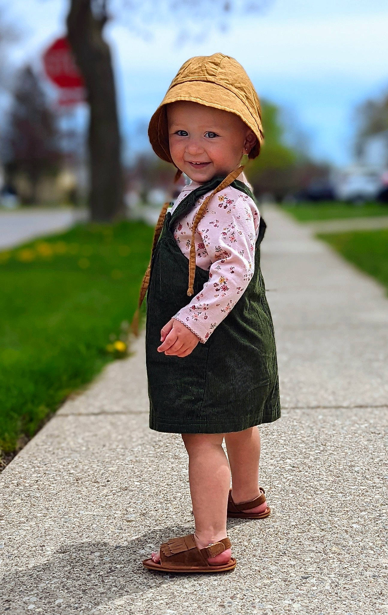 Gloria joined the competition — help win amazing prizes! baby, cap, child, fun, grass, happy, hat, headgear, headwear, human_leg, joy, leisure, pattern, people_in_nature, person, plant, skin, sky, sleeve, smile