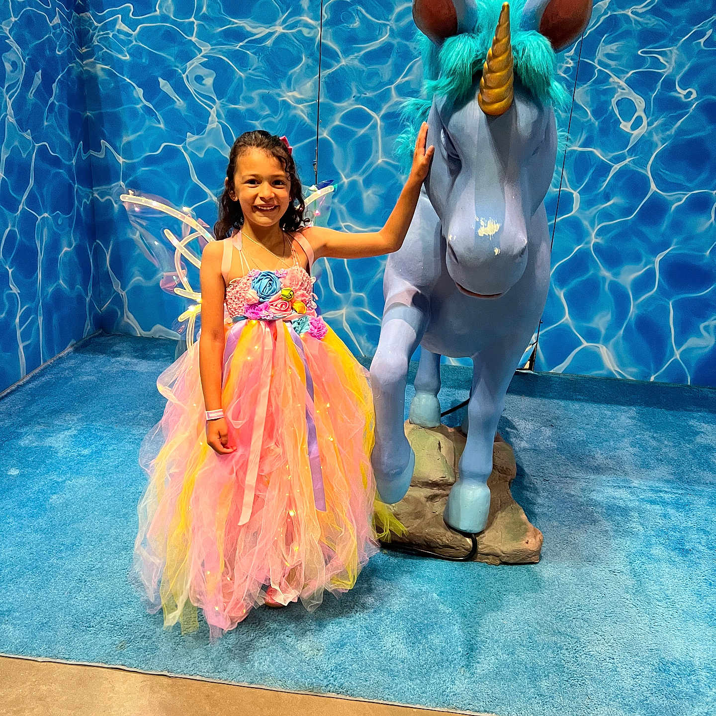 Eviana joined the competition — help win amazing prizes! accessories, animal, child, clothing, costume, dress, face, female, formalwear, girl, head, horse, jewelry, necklace, person, photography, pool, portrait, swimmingpool, water