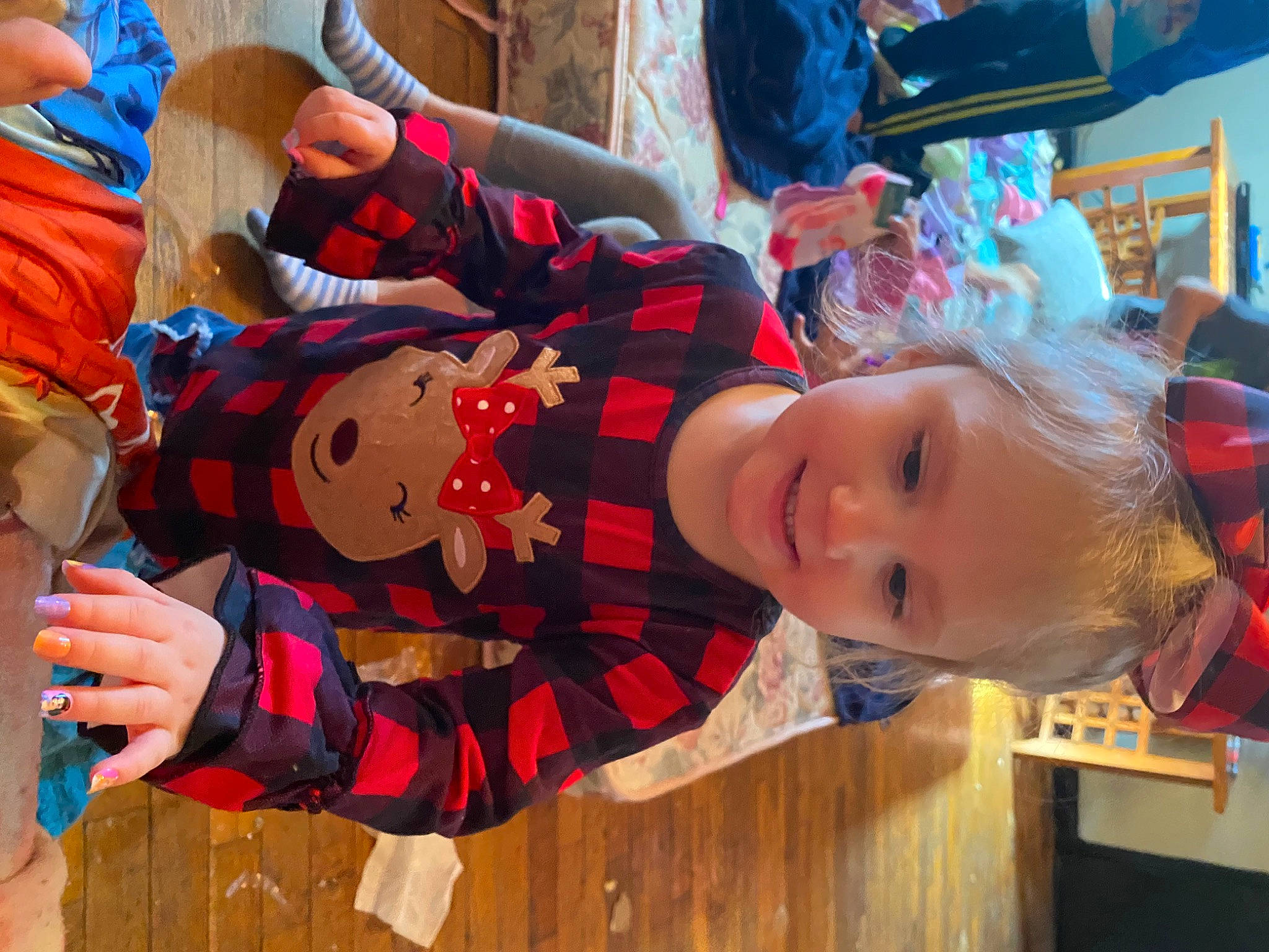 Lillian joined the competition — help win amazing prizes! baby, child, christmas, christmas_eve, costume, event, fictional_character, fun, happy, holiday, joy, leisure, party, person, play, room, smile, textile, toddler, toy
