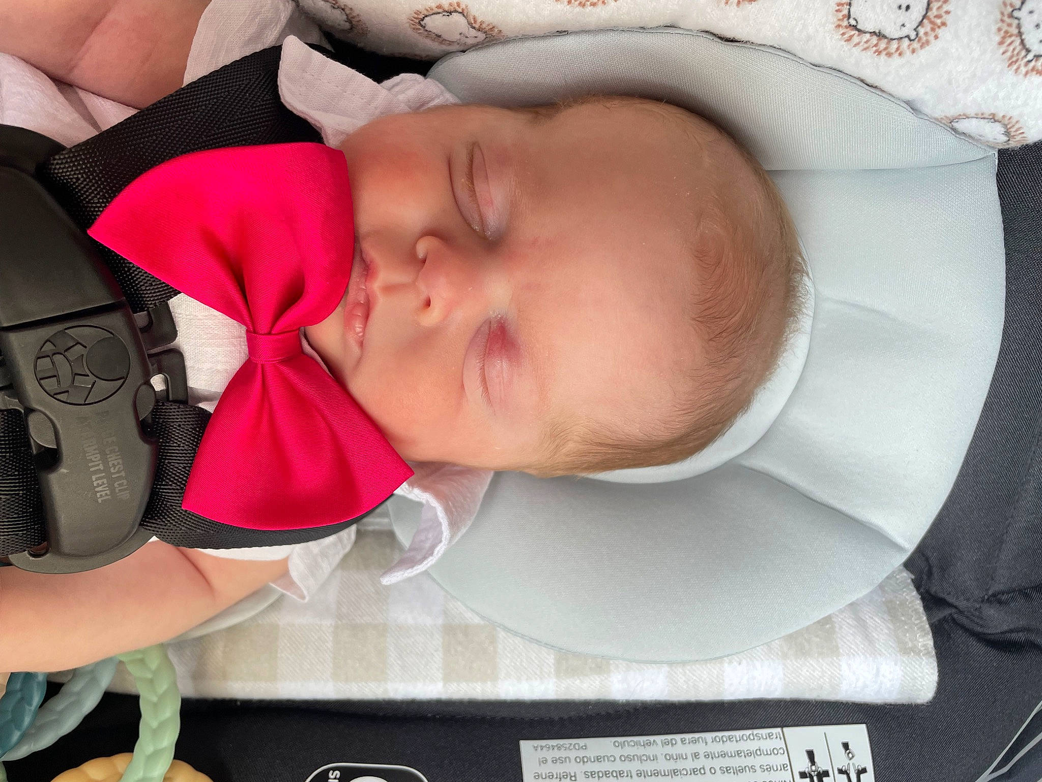 Lance joined the competition — help win amazing prizes! audio_equipment, baby, baby_products, baby_safety, baby_sleeping, baby_toddler_clothing, cheek, child, comfort, eyelash, fashion_accessory, happy, headgear, hearing, lip, mouth, nail, person, pink, skin
