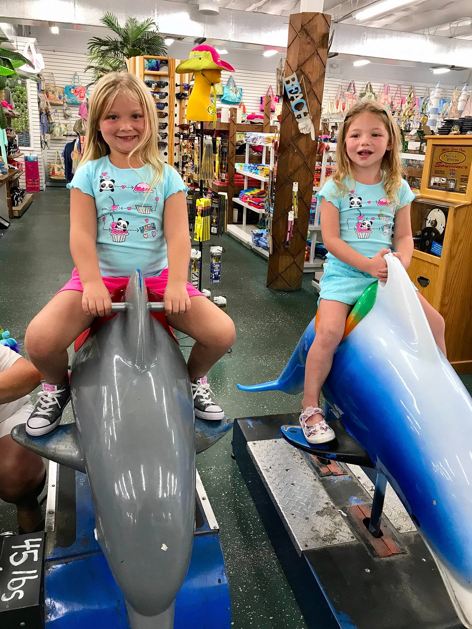 Paisley Rose joined the competition — help win amazing prizes! blue, chair, child, customer, face, fun, happy, joy, leisure, person, play, recreation, retail, room, shelf, shorts, smile, sportswear, summer, t_shirt