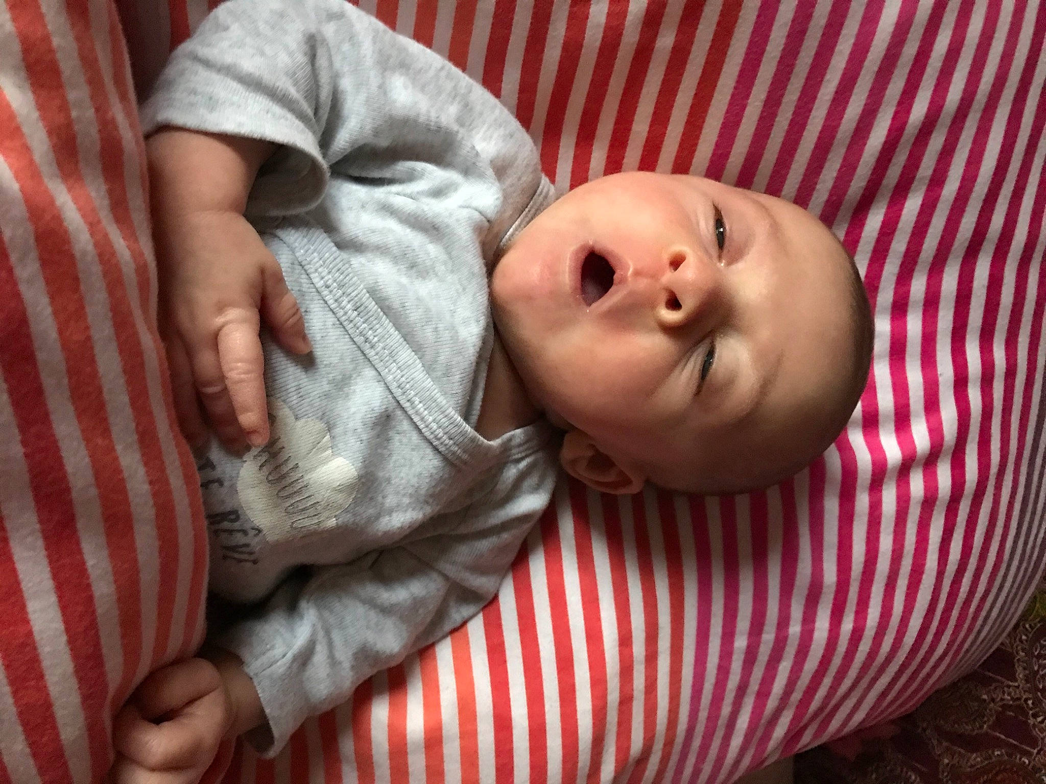 Ilana participe au concours pour gagner de l'argent avec cette photo : baby, baby_products, baby_toddler_clothing, cheek, child, comfort, grass, human_body, iris, linens, lip, nightwear, nose, pattern, person, portrait_photography, sitting, sleep, sleeve, toddler