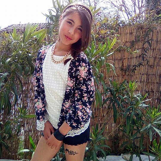 Cylia participe au concours pour gagner de l'argent avec cette photo :