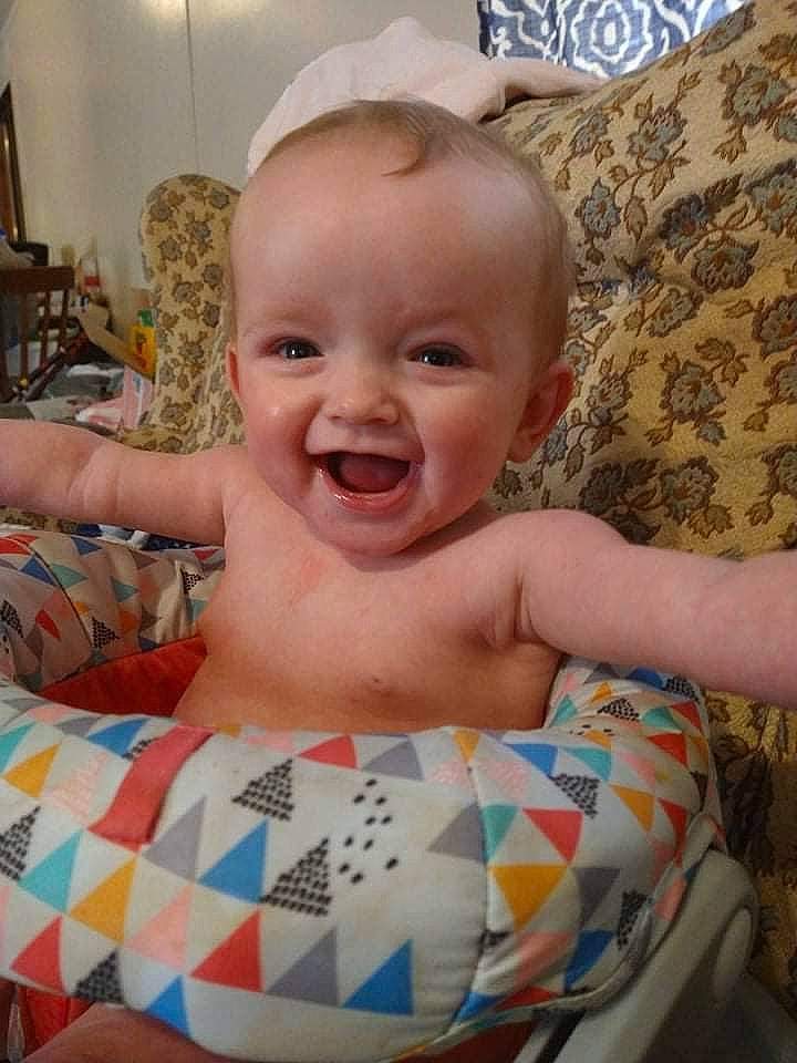 Kalani joined the competition — help win amazing prizes! abdomen, baby, baby_products, chair, cheek, chest, child, comfort, eye, finger, fun, hairstyle, happy, leisure, mouth, person, skin, smile, textile, toddler