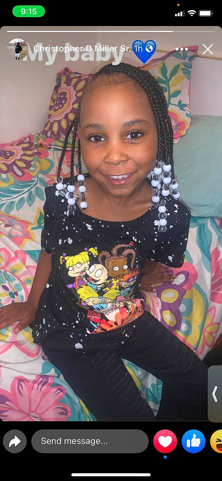 Cassidy is registered to the contest to win money with this photo: arm, black, cheek, cool, eye, eyebrow, face, facial_expression, fashion, hairstyle, happy, head, human_body, iris, joy, person, pink, skin, sleeve, smile