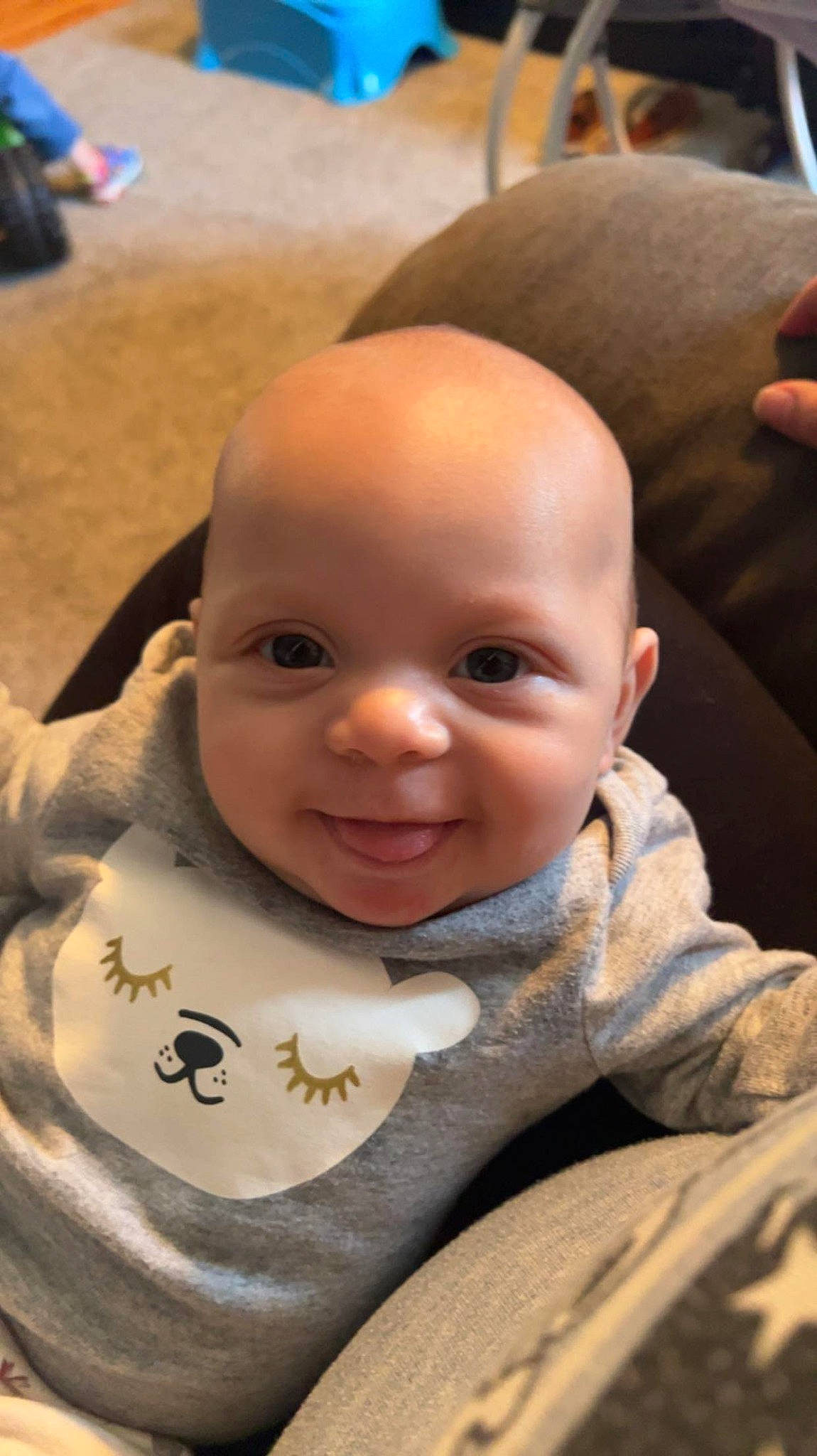 Katerina joined the competition — help win amazing prizes! baby, baby_toddler_clothing, cheek, child, comfort, ear, eyebrow, fun, grass, happy, iris, laugh, mouth, nose, person, sitting, skin, sleeve, smile, toddler