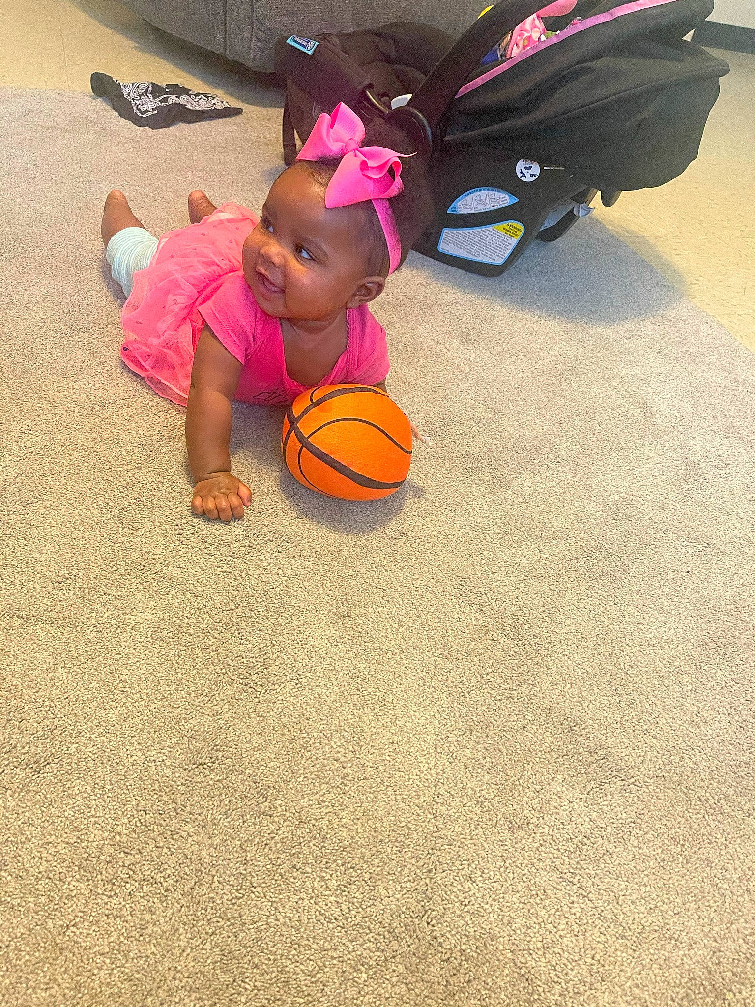 Journee joined the competition — help win amazing prizes! asphalt, automotive_tire, ball, baseball_cap, baseball_glove, cool, flooring, football, fun, grass, happy, hat, landscape, leisure, luggage_and_bags, person, shoe, sneakers, sports_equipment, sports_gear