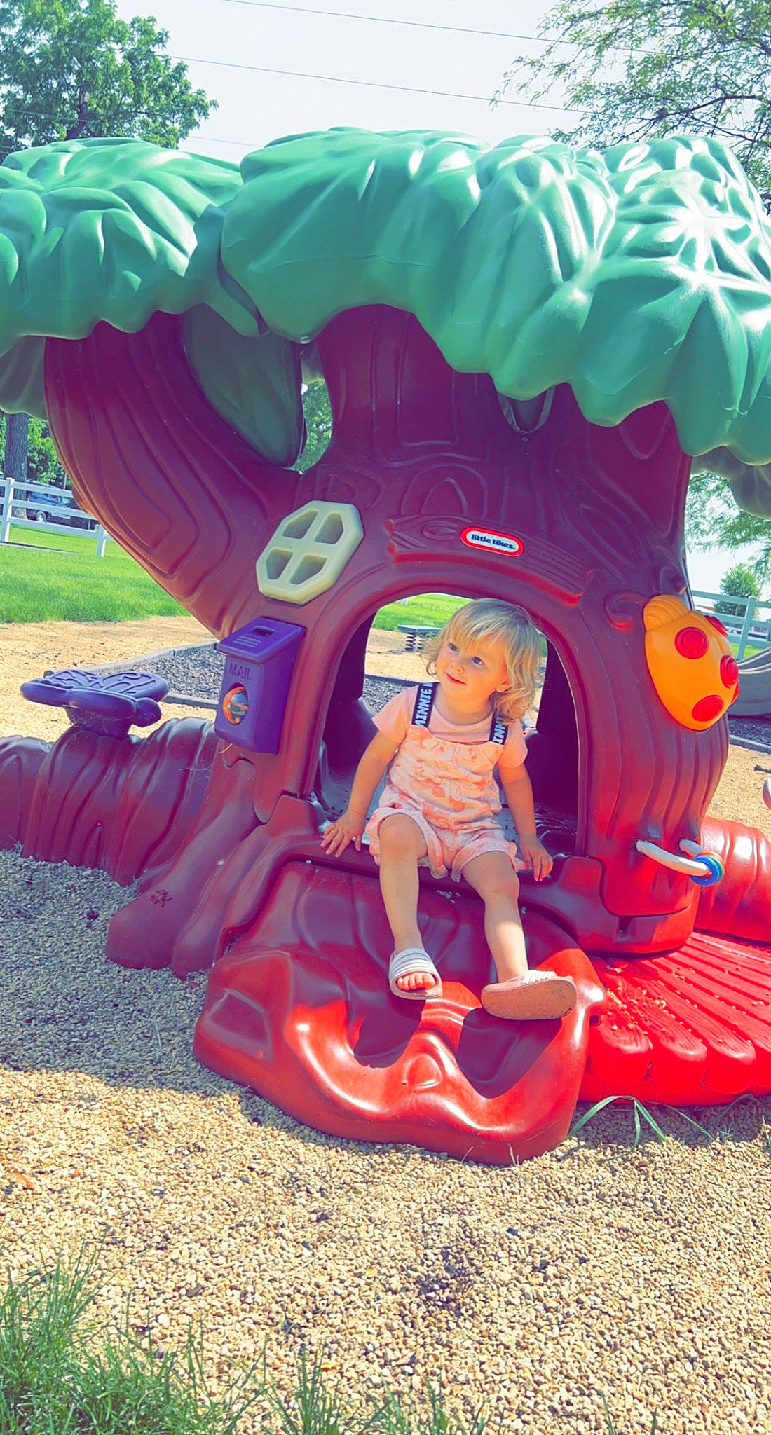 Anastasia is registered to the contest to win money with this photo: animation, costume, electric_blue, event, fiction, fictional_character, fun, games, grass, inflatable, leisure, magenta, outdoor_play_equipment, person, pink, plant, playground, public_event, purple, recreation