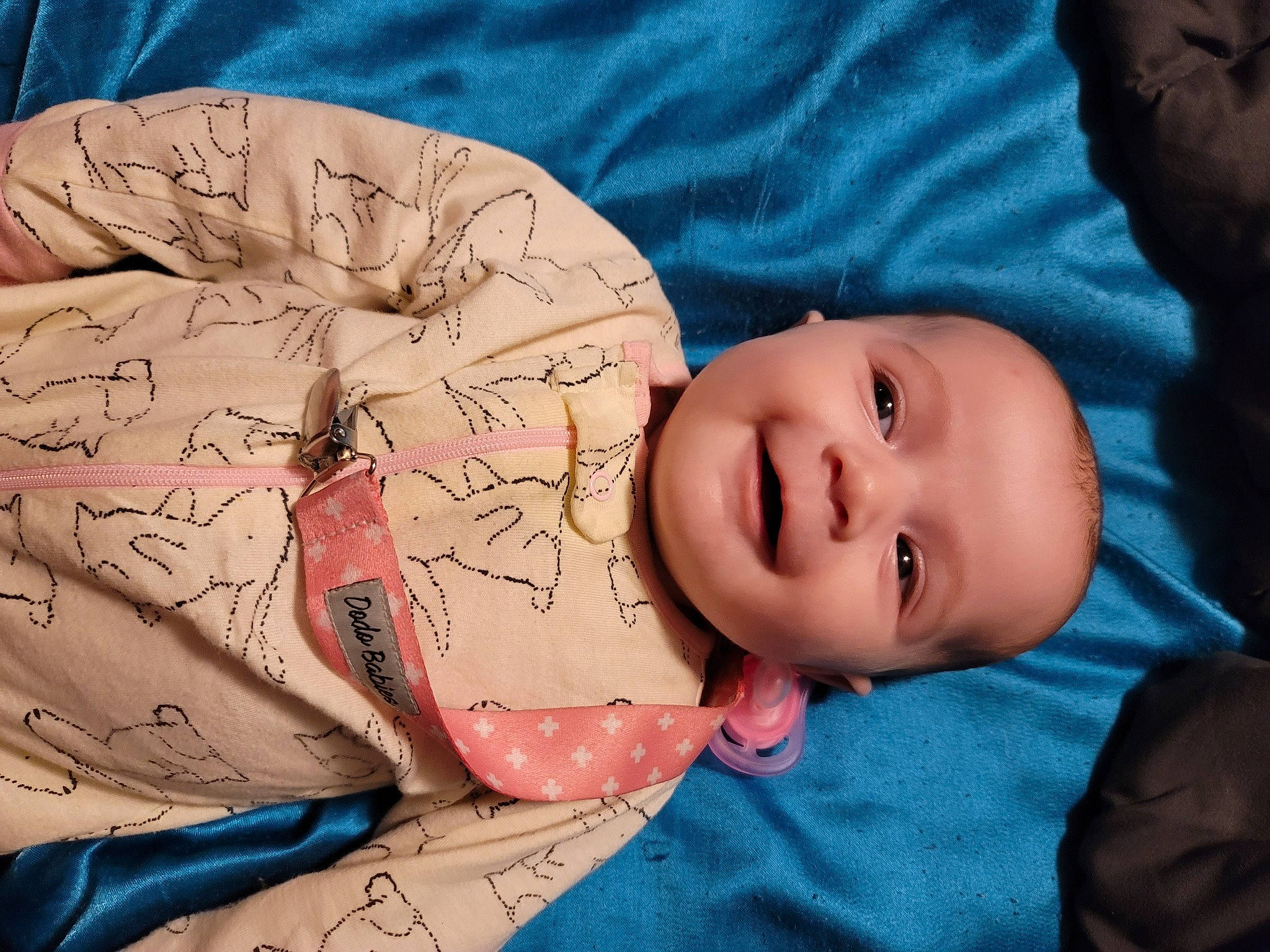 Teona joined the competition — help win amazing prizes! baby, cheek, comfort, cool, eyebrow, facial_expression, finger, happy, lip, mammal, mouth, muscle, nose, organ, person, product, skin, smile, textile, toddler