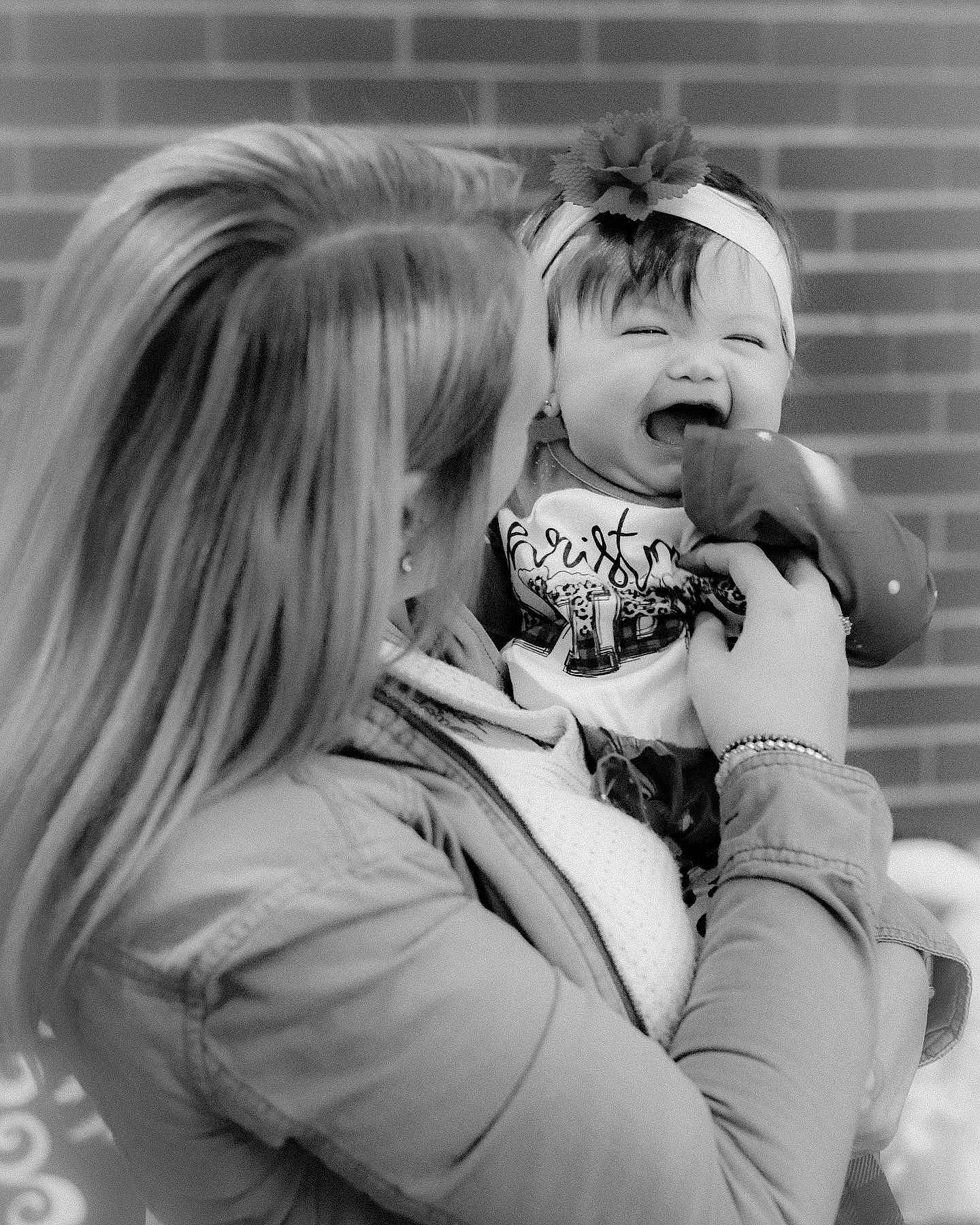 Blakely joined the competition — help win amazing prizes! baby, black_and_white, blond, child, comfort, flash_photography, friendship, fun, gesture, happy, hug, human_body, iris, monochrome, monochrome_photography, person, playing_with_kids, sitting, smile, style