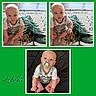 Malakai is registered to the contest to win money with this photo: baby, infant, child, pacifier, sitting, green_overalls, animal_print, rug, floor, portrait, cute, indoor, blanket, carpet, childrens_clothing, head, eyes, hands, feet, photography