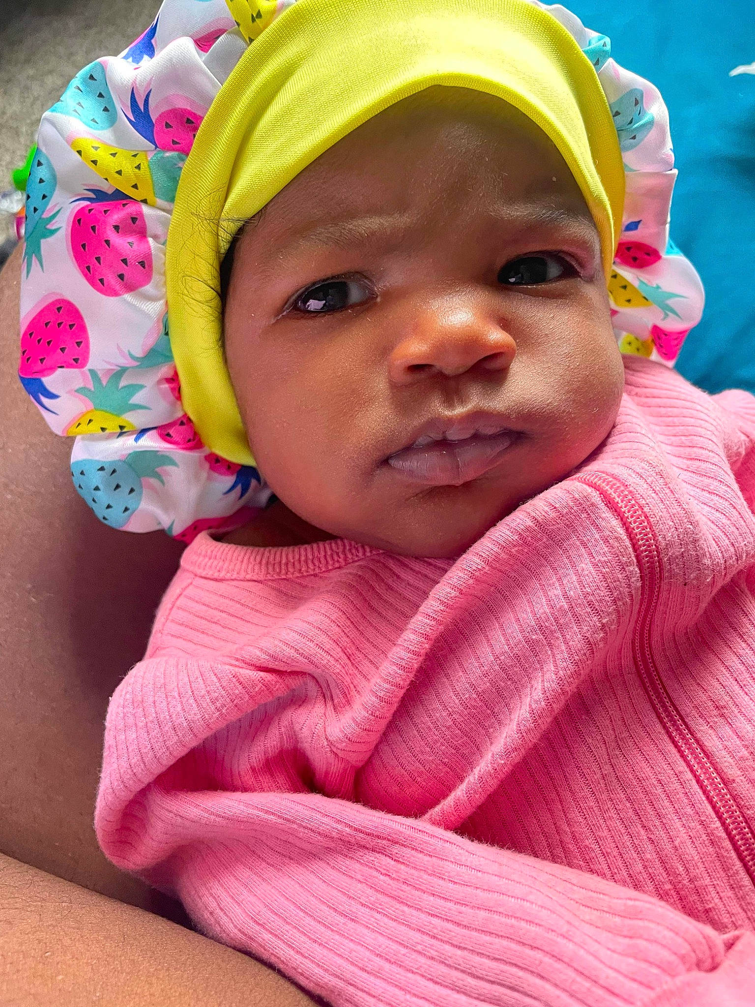 Midori joined the competition — help win amazing prizes! baby, baby_toddler_clothing, cap, cheek, event, eye, eyebrow, fun, happy, headgear, headwear, iris, lip, magenta, mouth, nose, person, pink, skin, sleeve