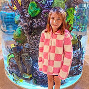 Maci is registered to the contest to win money with this photo: animal, aquarium, aquatic, child, clothing, coralreef, face, female, fish, girl, head, nature, outdoors, person, photography, portrait, reef, sea, sealife, water