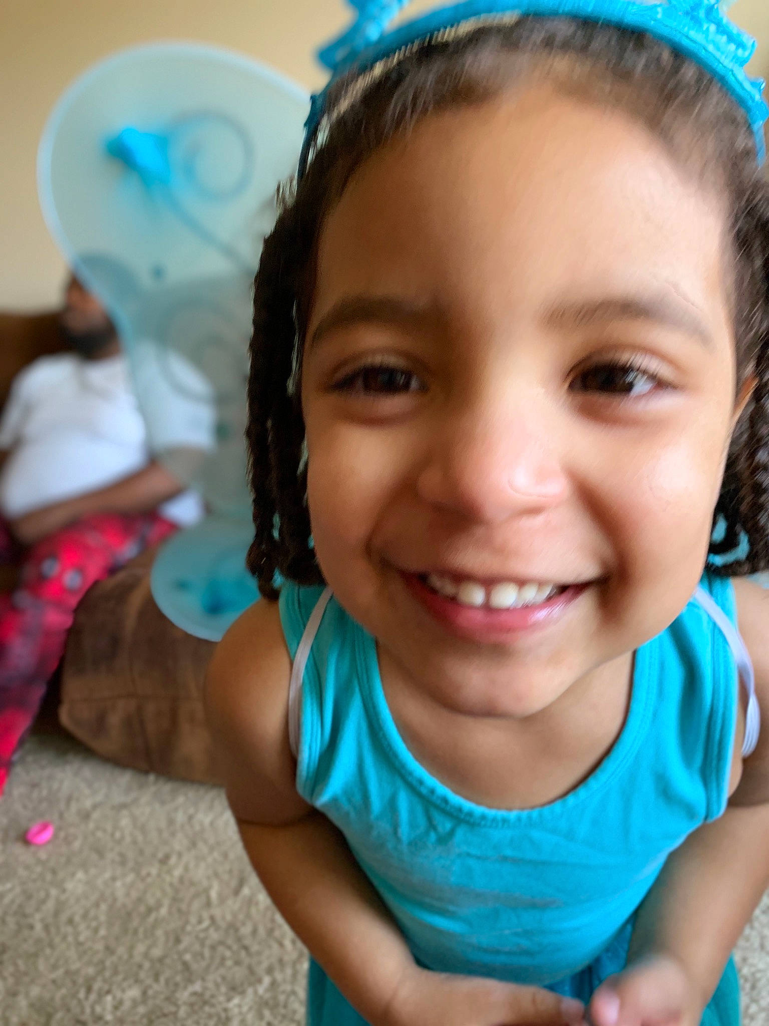 Egypt is registered to the contest to win money with this photo: beauty, blue, cheek, child, chin, eyebrow, face, facial_expression, forehead, fun, hair, hair_accessory, happy, head, joy, lip, nose, person, skin, smile