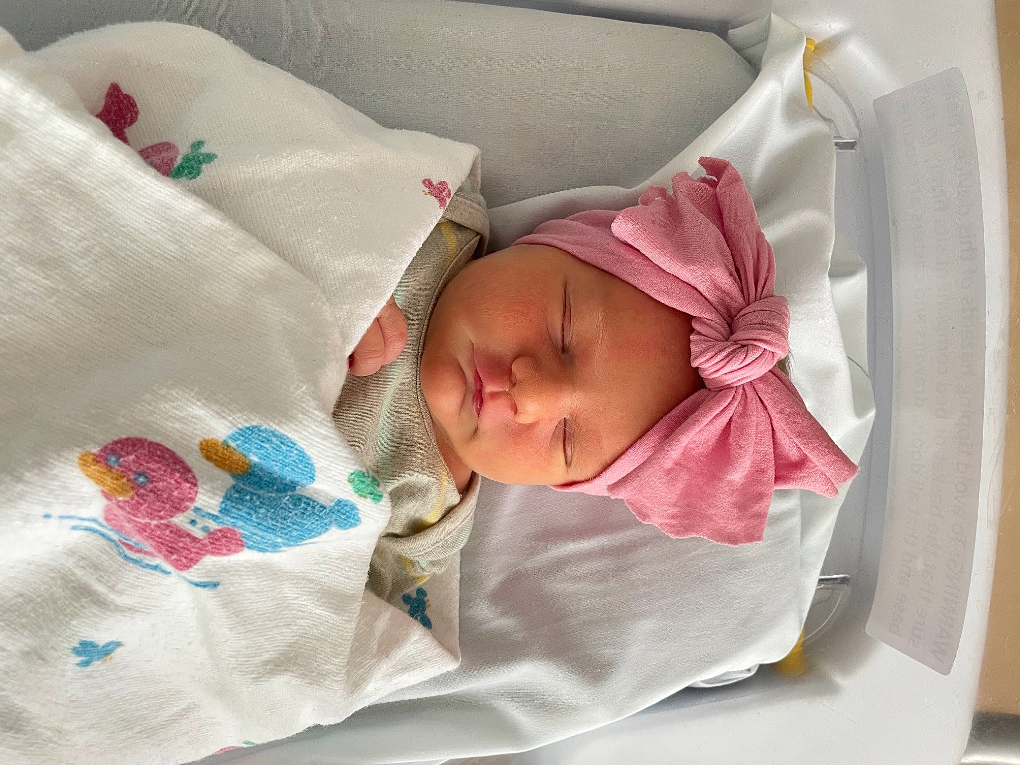 Brooklynne joined the competition — help win amazing prizes! baby, baby_products, baby_safety, baby_sleeping, baby_toddler_clothing, bedding, bedtime, blanket, child, comfort, headwear, linens, nap, person, pink, product, room, sleep, textile, toddler