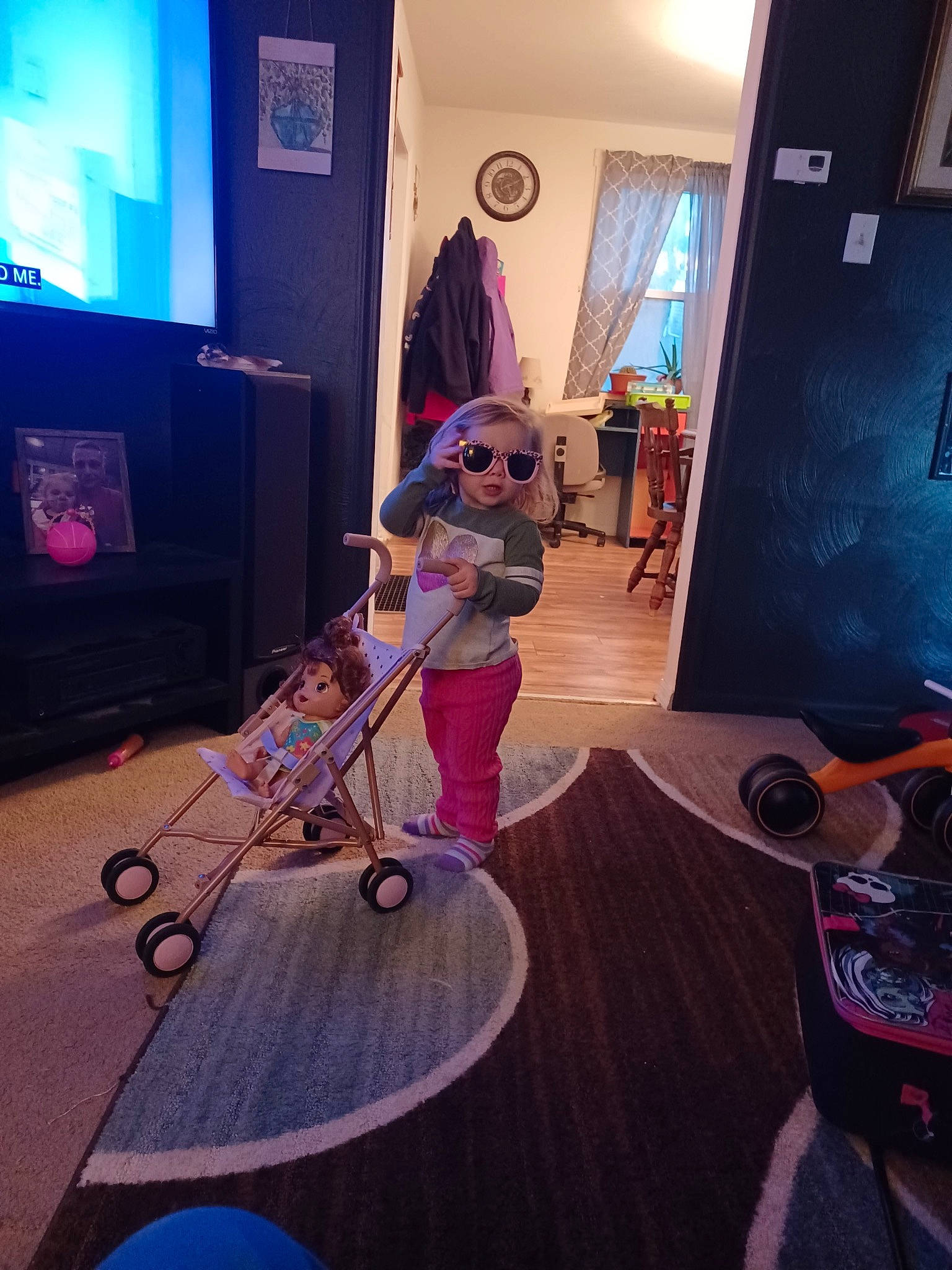 Haisley joined the competition — help win amazing prizes! audio_equipment, curtain, entertainment, event, fictional_character, floor, flooring, fun, hardwood, interior_design, light, machine, metal, microphone_stand, performing_arts, person, room, selfie, television, tripod