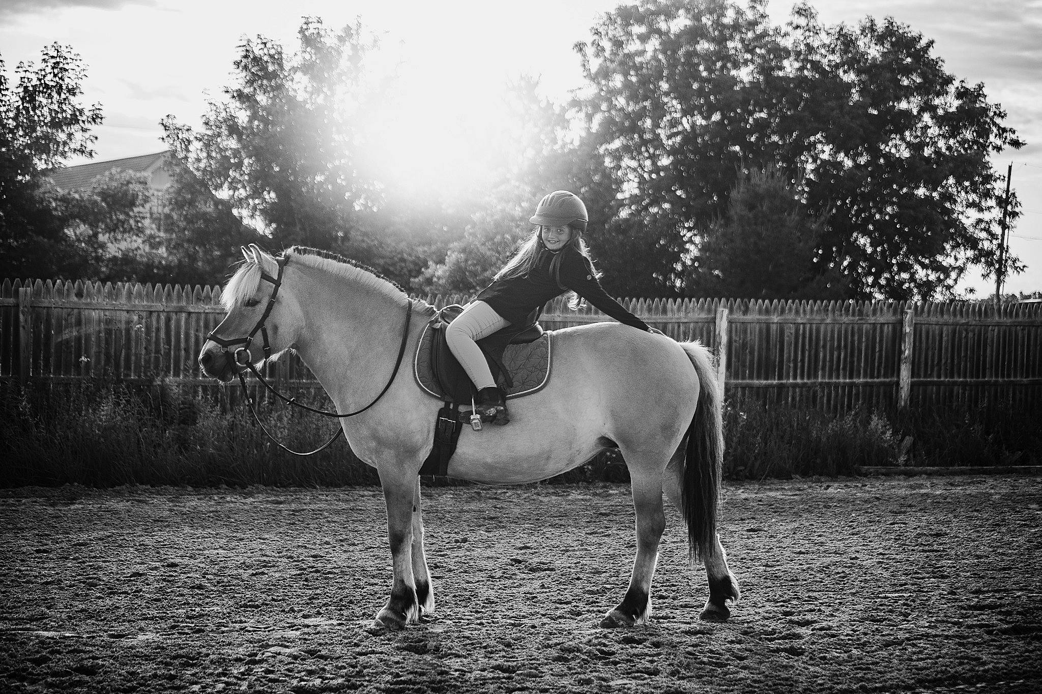 Maci joined the competition — help win amazing prizes! bit, black_and_white, bridle, english_riding, equestrian_sport, equestrianism, grass, headwear, horse, horse_supplies, horse_tack, jockey, joy, landscape, pack_animal, person, plant, rein, saddle, style