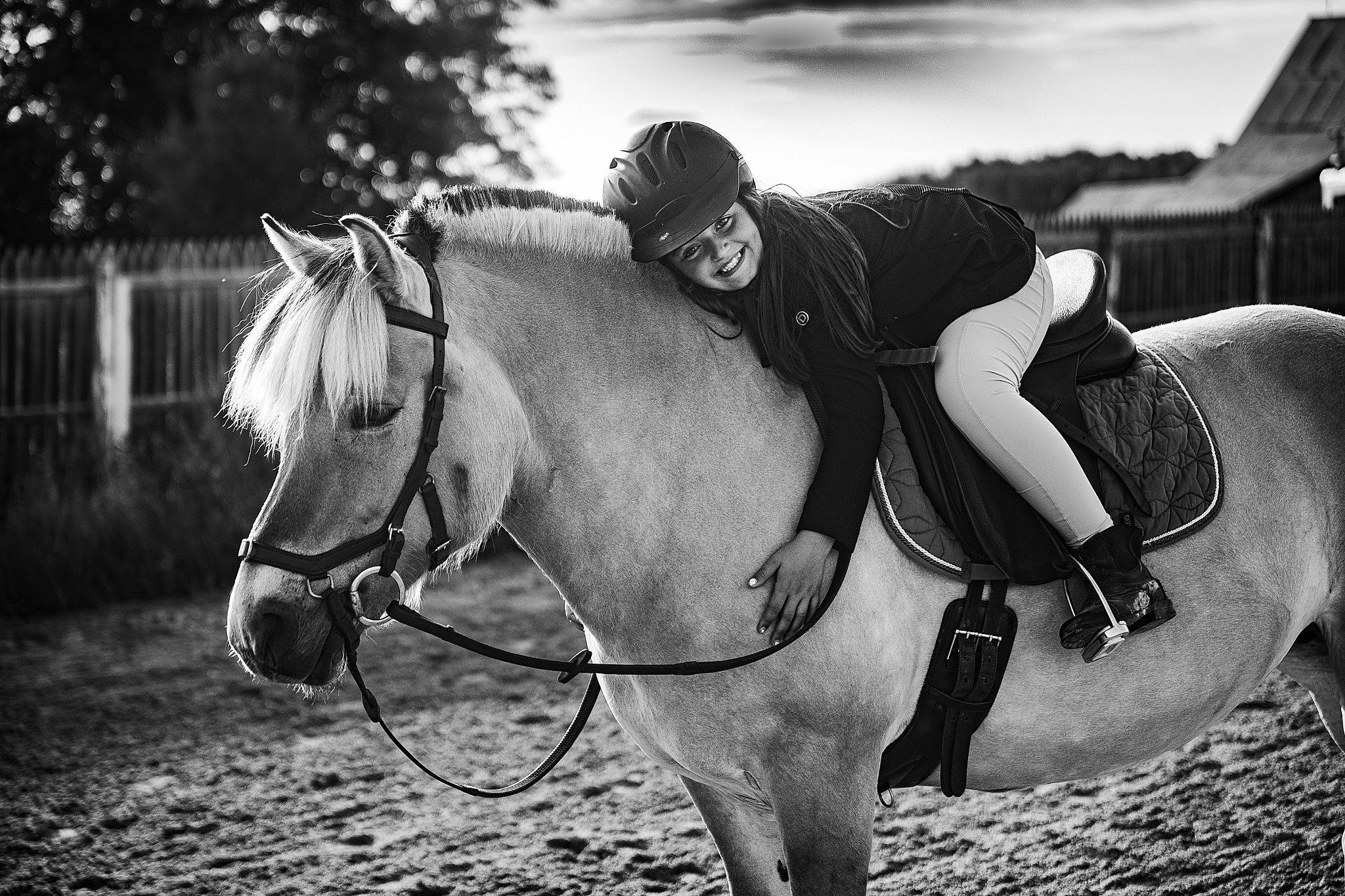 Maci joined the competition — help win amazing prizes! bit, black_and_white, bridle, english_riding, equestrian_helmet, equestrian_sport, equestrianism, grass, headwear, helmet, horse, horse_supplies, horse_tack, joy, mammal, mane, pack_animal, person, rein, saddle