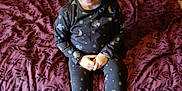Amelia-Mae is registered to the contest to win money with this photo: baby, bed, bedroom, blanket, clothing, couch, cushion, face, furniture, head, homedecor, indoors, jeans, pajamas, pants, person, photography, portrait, room, sitting