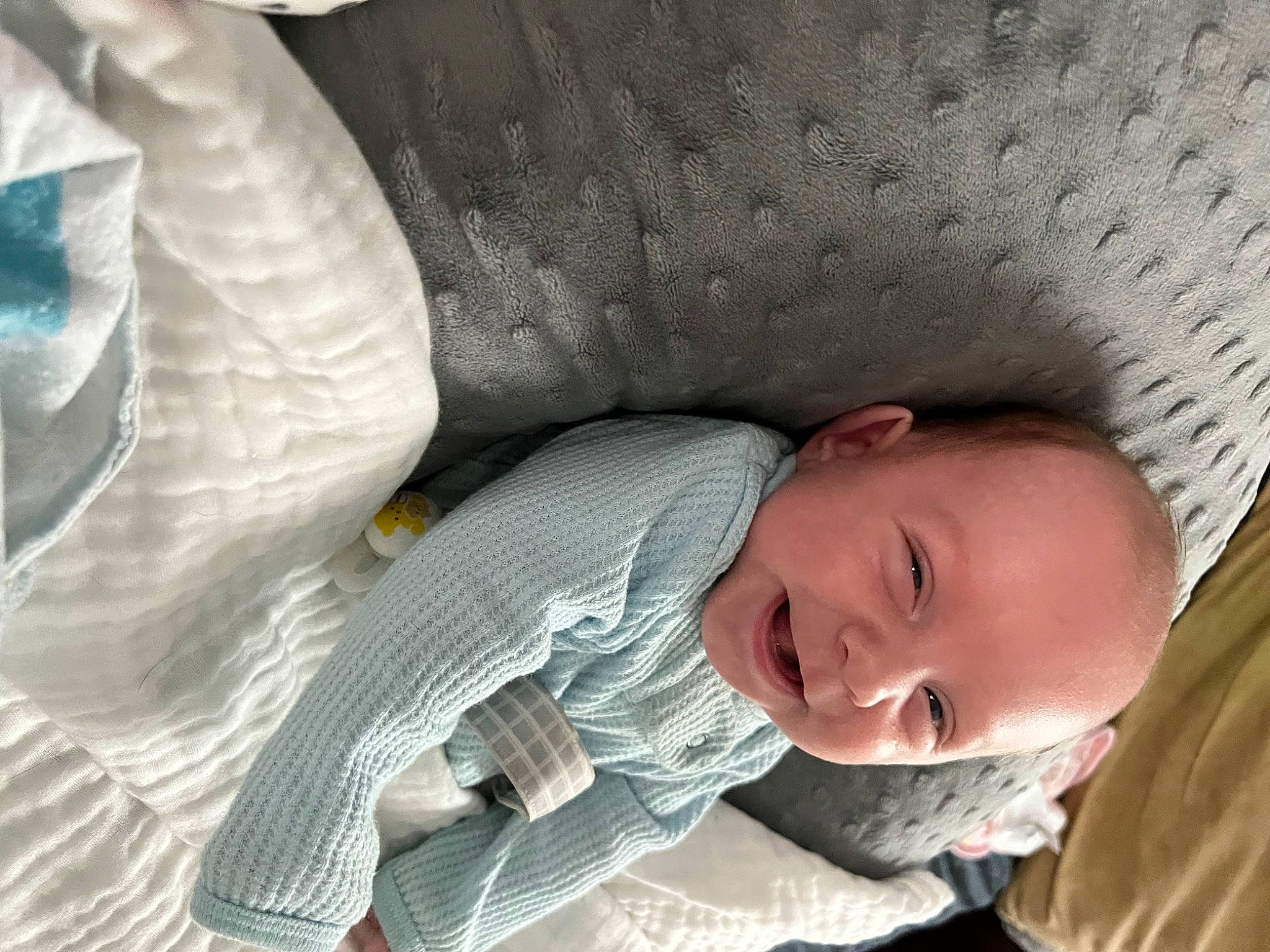 Gideon joined the competition — help win amazing prizes! baby, baby_products, baby_safety, baby_sleeping, baby_toddler_clothing, bedtime, cheek, child, comfort, eye, hand, head, infant_bed, linens, nap, nose, person, sleep, smile, toddler
