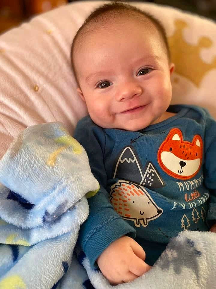 Kaidan joined the competition — help win amazing prizes! baby_toddler_clothing, cheek, comfort, eye, face, finger, happy, head, human_body, iris, joy, leg, mammal, mouth, nose, person, product, skin, sleeve, smile