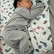 Peter is registered to the contest to win money with this photo: baby, bedtime, blanket, child, comfort, cozy, cute, fabric, footprint_pattern, indoors, infant, nap, pajamas, peaceful, person, resting, sleep, sleeping, soft, toddler