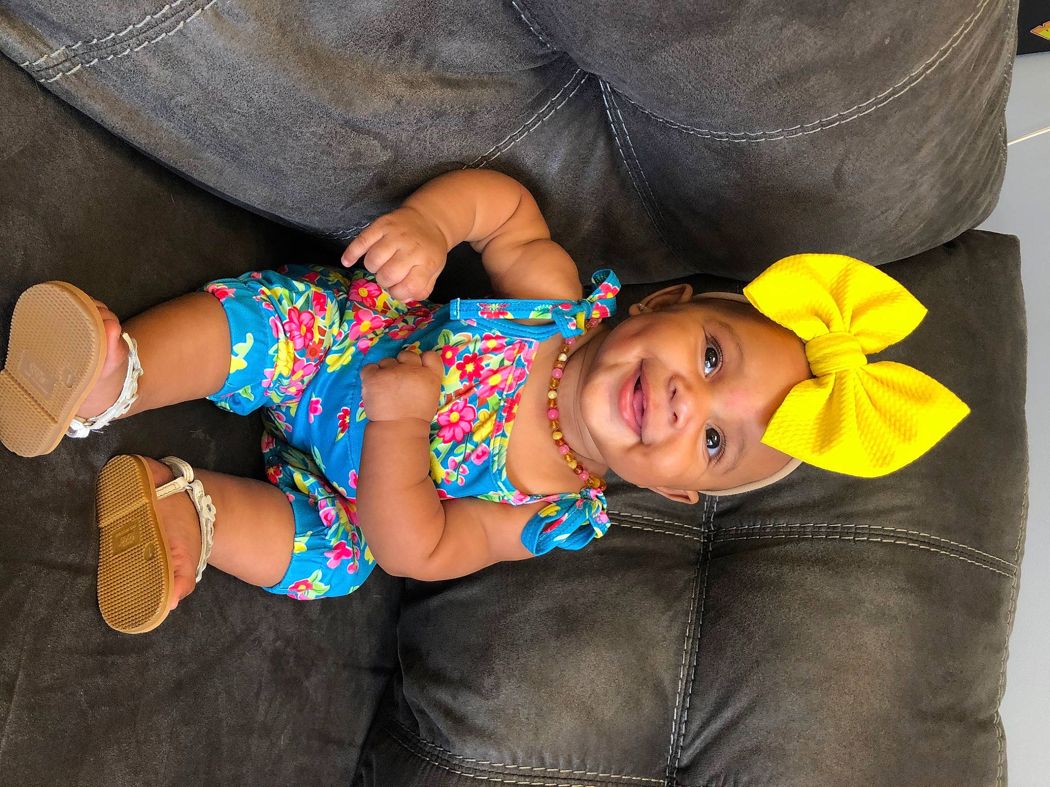 Hazleigh is registered to the contest to win money with this photo: child, fun, headwear, joy, person, toddler