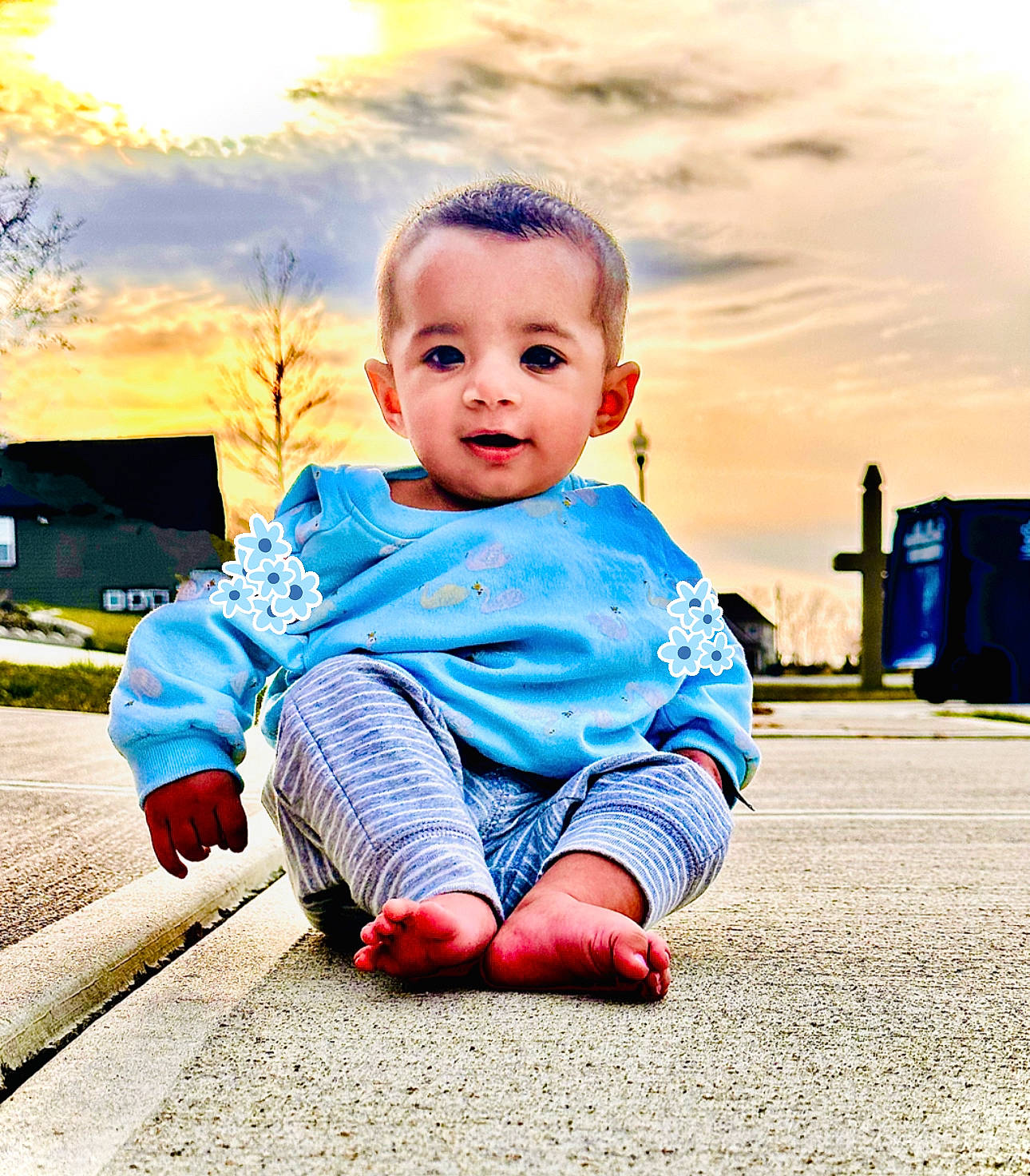 Aradhana joined the competition — help win amazing prizes! azure, baby, baby_toddler_clothing, child, cloud, cool, electric_blue, flash_photography, fun, grass, happy, leisure, people_in_nature, person, sky, sleeve, t_shirt, tints_and_shades, toddler, travel