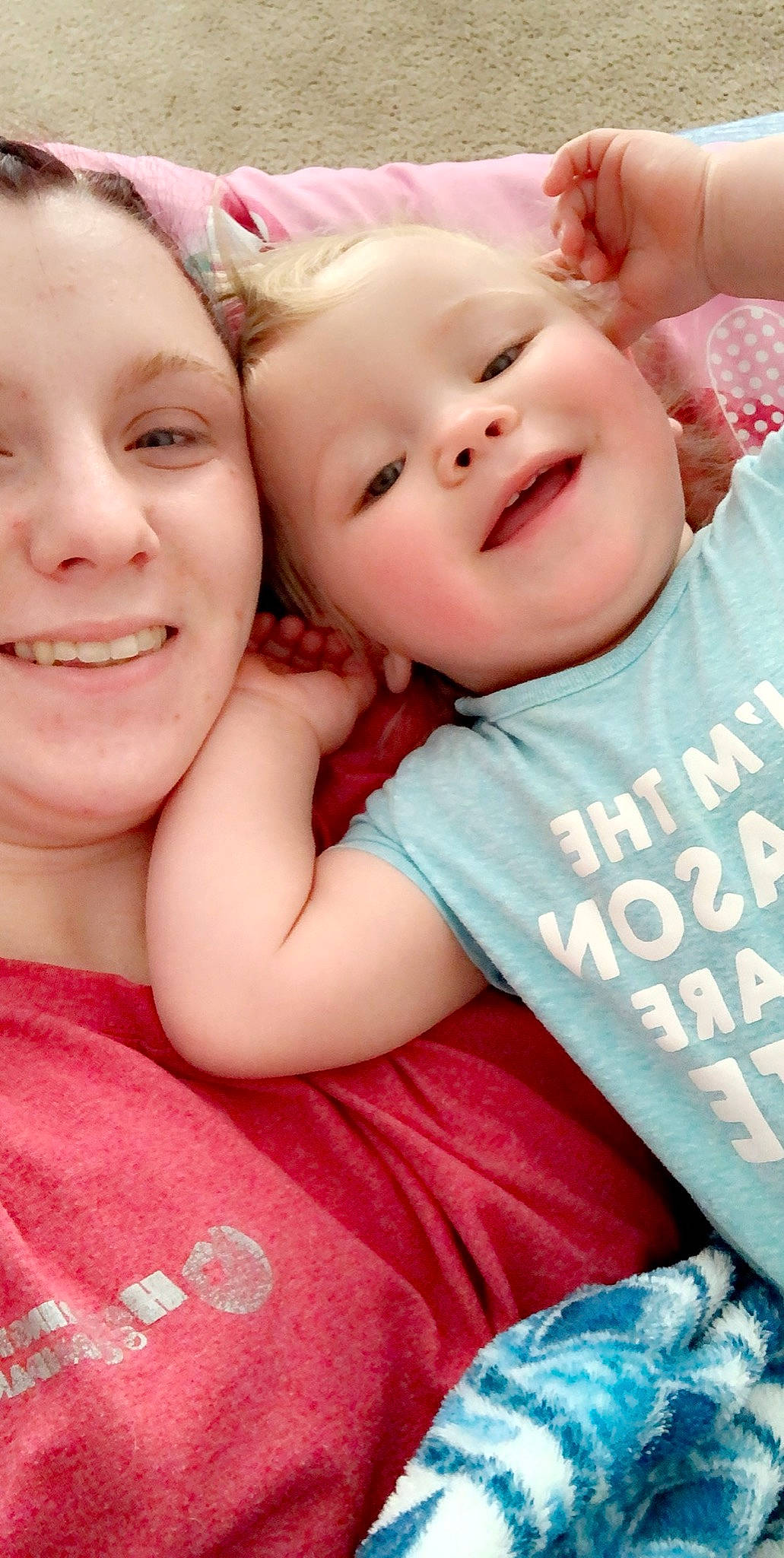 Madelynn joined the competition — help win amazing prizes! baby, cheek, child, face, fun, happy, joy, lip, mouth, nose, person, sibling, skin, smile, toddler